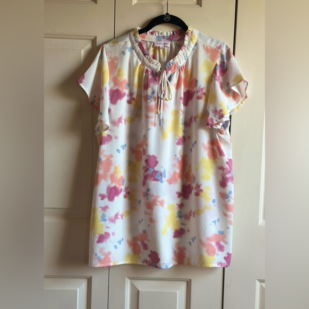 Summery Plus Size Blouse! Multicolor Women's Top in size 2X